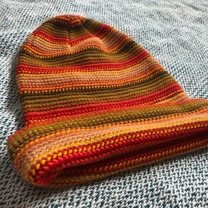 Unisex vintage knit autumn color beanie